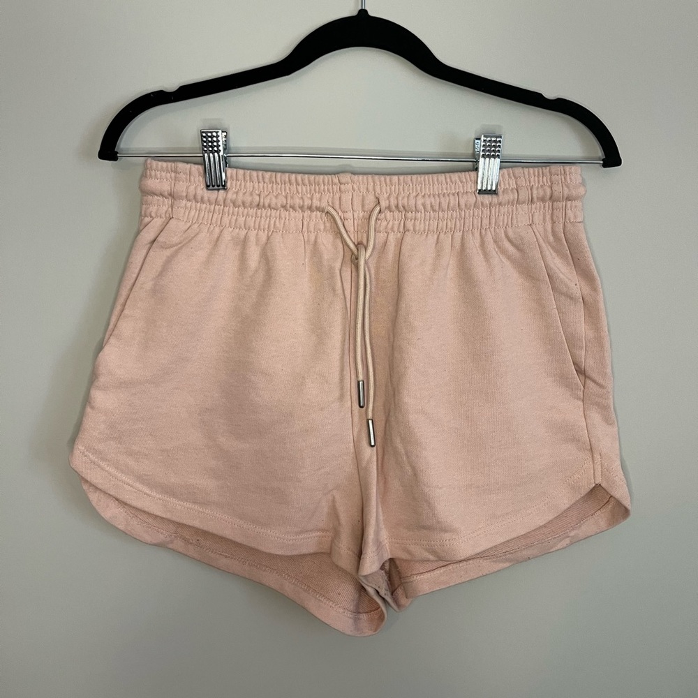 2x H&M Basics Lounge Shorts - Light Pink & Yellow- Small ***Two Pairs